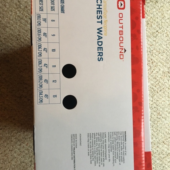 NEW neoprene chest waders / boots combo camo size 11 boots 42” chest insulated - Picture 5 of 6